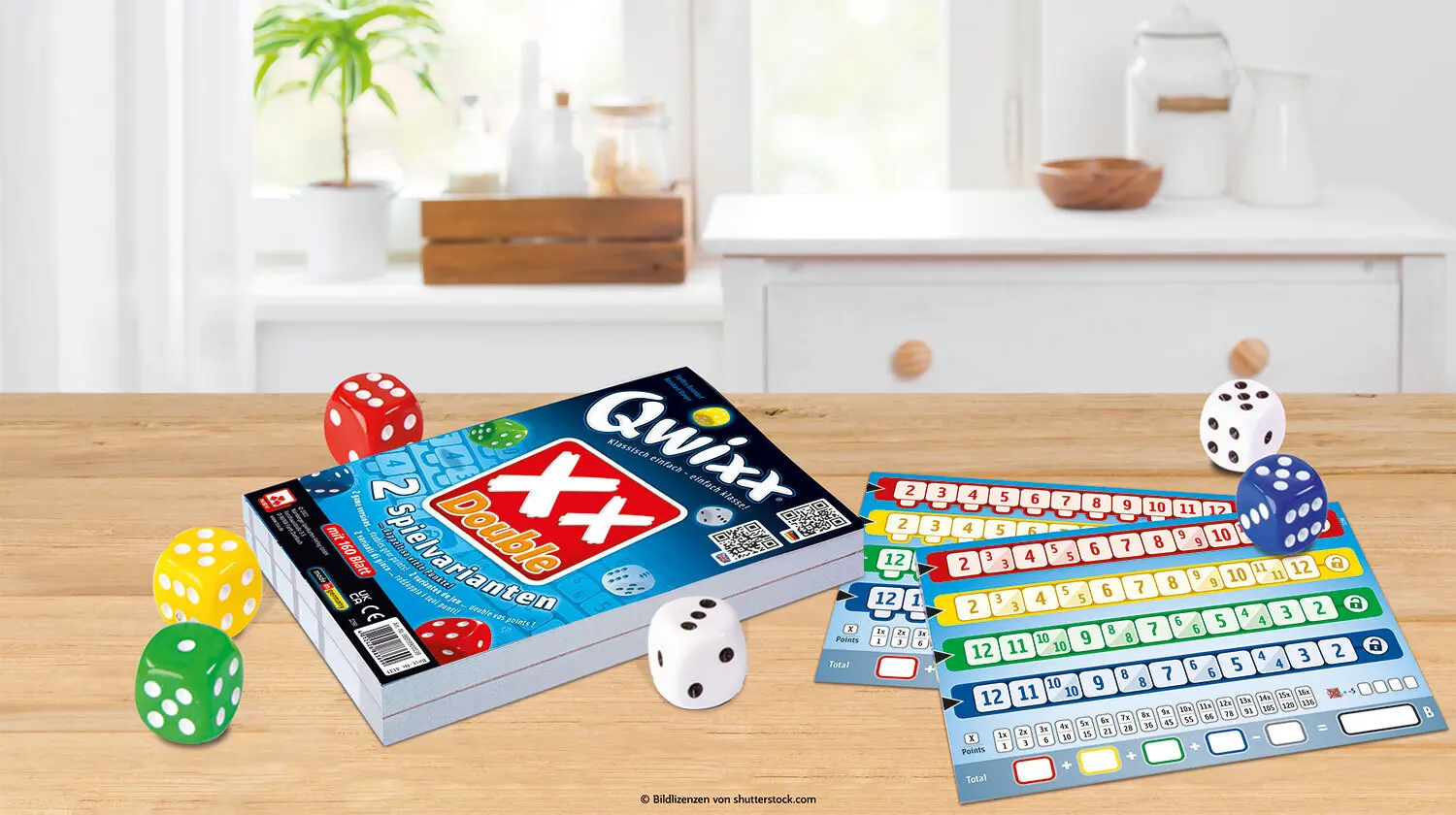Bild: 4012426883699 | Qwixx - Double - Zusatzblöcke | NSV - Nürnberger Spielkarten Verlag