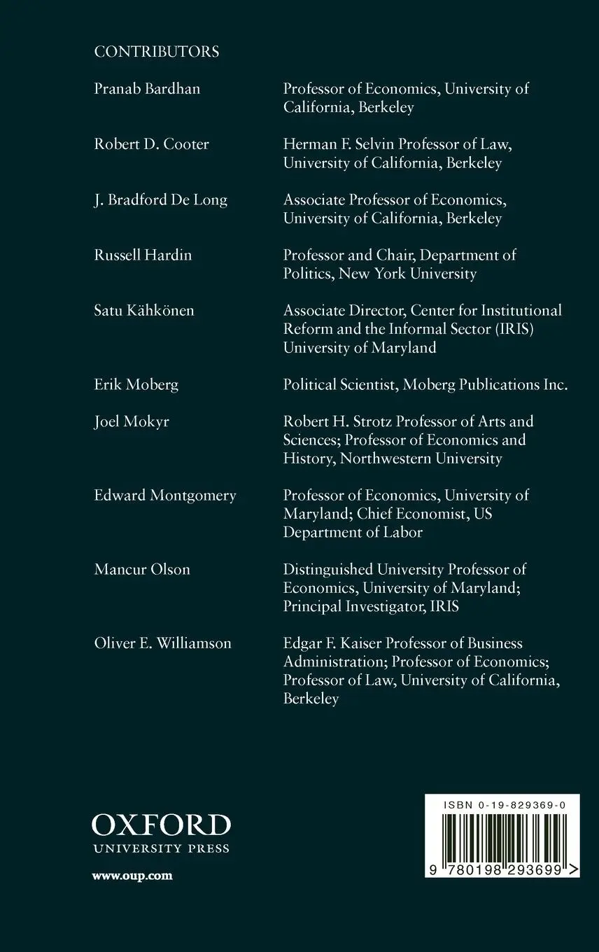 Rückseite: 9780198293699 | A Not-So-Dismal Science | A Broader View of Economies and Societies
