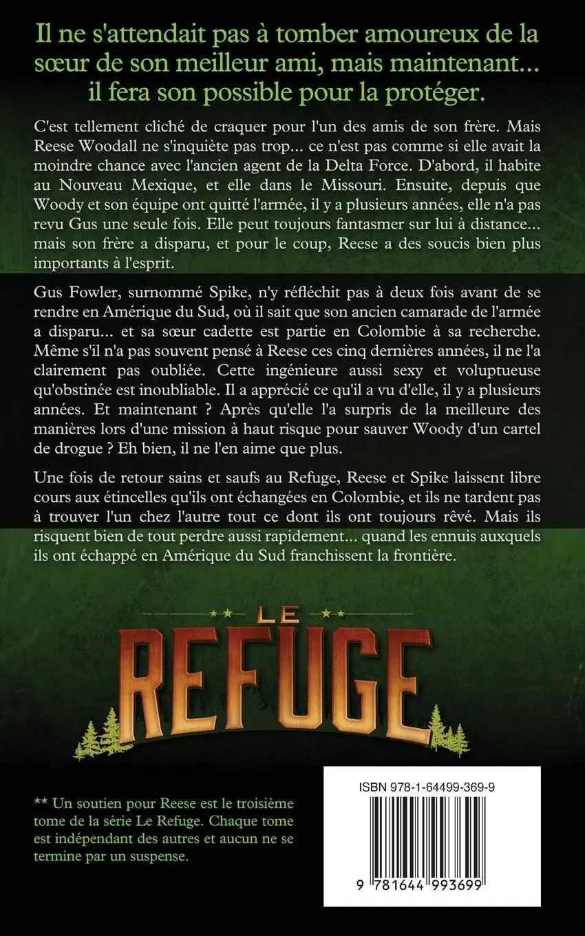 Rückseite: 9781644993699 | Un soutien pour Reese | Susan Stoker | Taschenbuch | Französisch