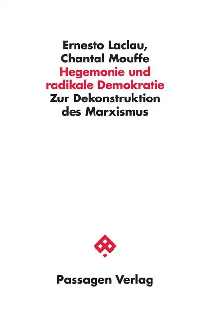 Cover: 9783709203699 | Hegemonie und radikale Demokratie | Zur Dekonstruktion des Marxismus