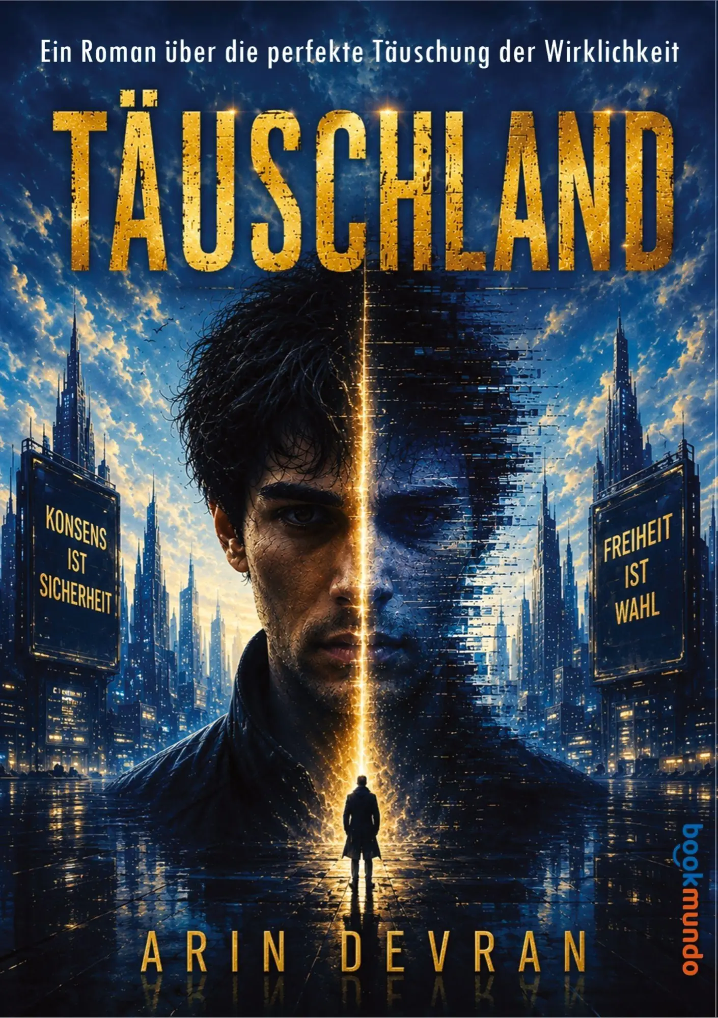 Cover: 9789403903699 | TÄUSCHLAND | Ein Roman über die perfekte Täuschung der Wirklichkeit