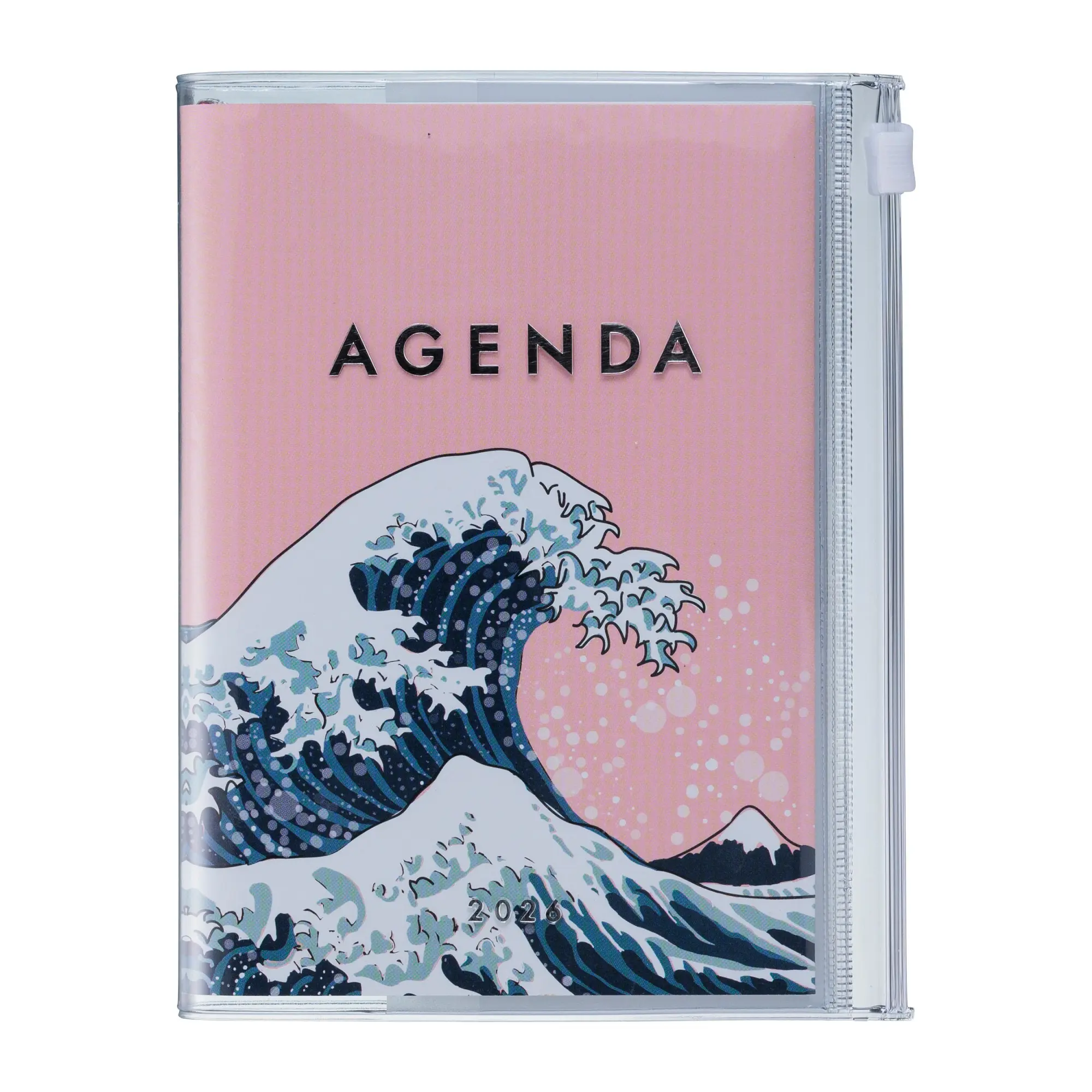 Cover: 4550045143799 | MARK'S 2025/26 Taschenkalender, A6 Japan / Wave // Pink | MARK'S Inc.