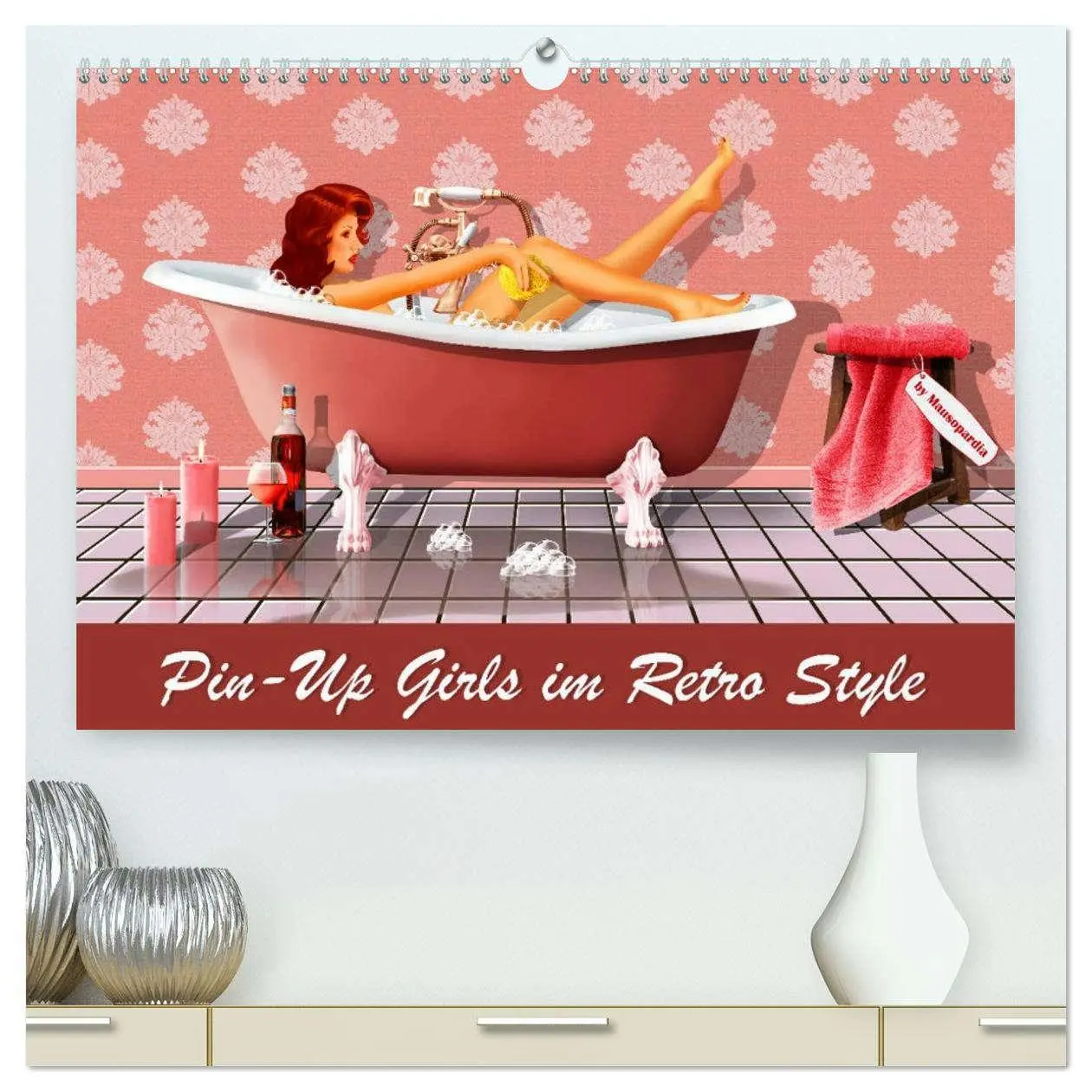 Cover: 9783457743799 | Pin-Up Girls im Retro Style by Mausopardia (hochwertiger Premium...