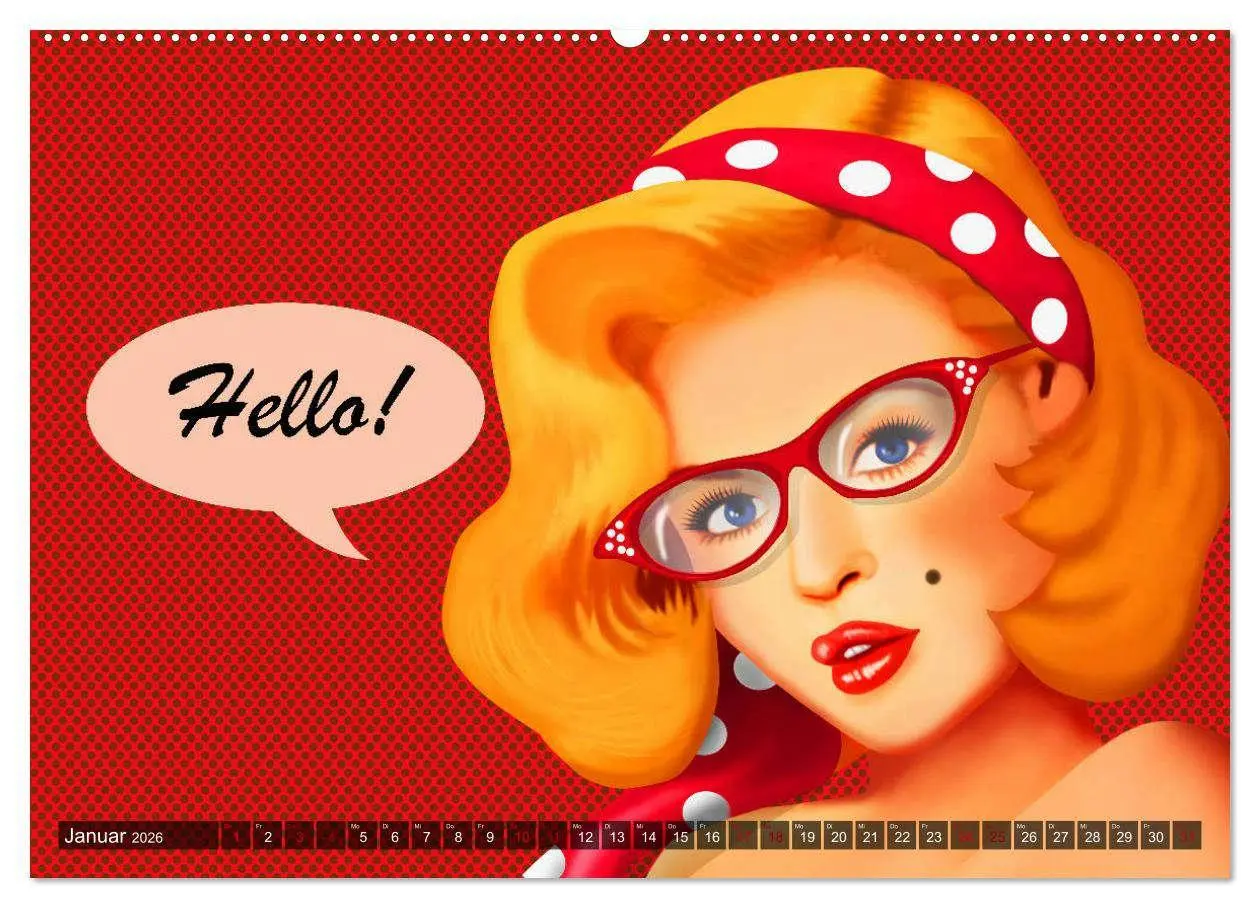 Bild: 9783457743799 | Pin-Up Girls im Retro Style by Mausopardia (hochwertiger Premium...