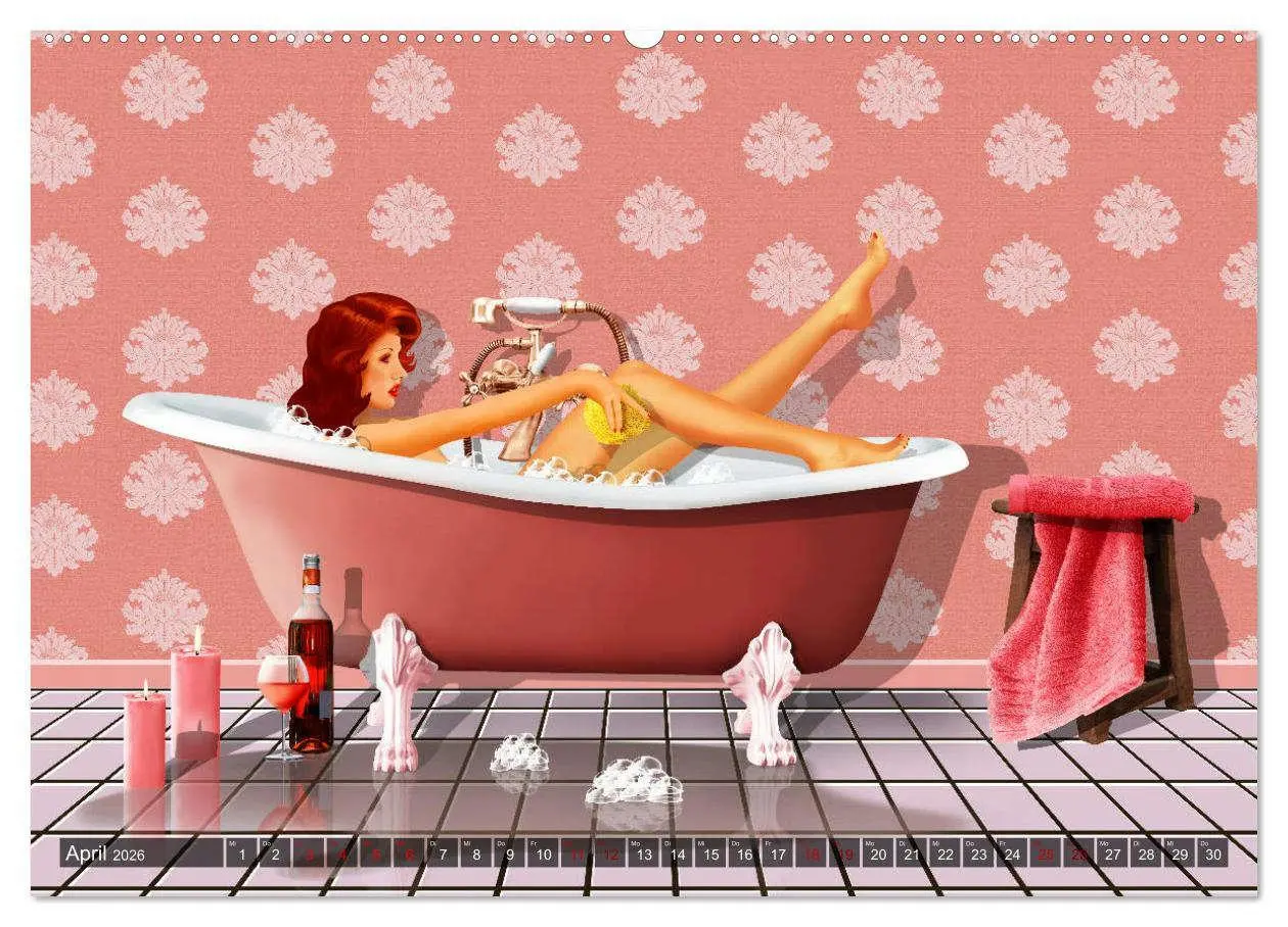 Bild: 9783457743799 | Pin-Up Girls im Retro Style by Mausopardia (hochwertiger Premium...
