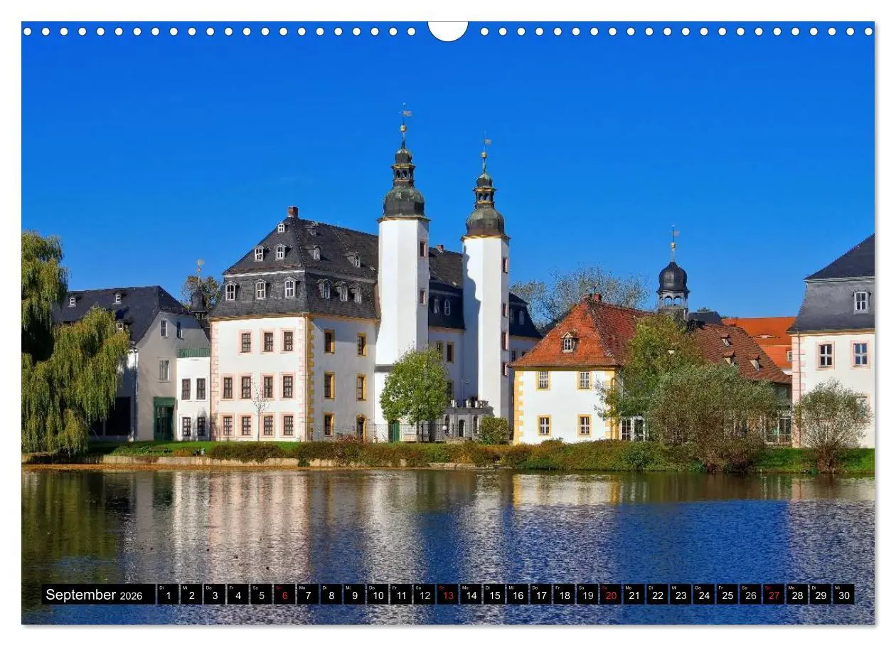 Bild: 9783516073799 | Schlösser und Burgen in Sachsen (Wandkalender 2026 DIN A3 quer),...