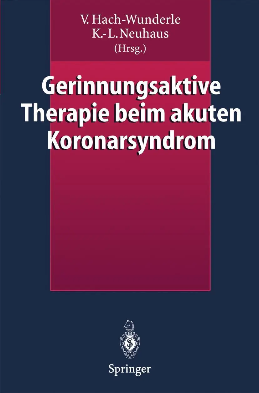 Cover: 9783540663799 | Gerinnungsaktive Therapie beim akuten Koronarsyndrom | Neuhaus (u. a.)