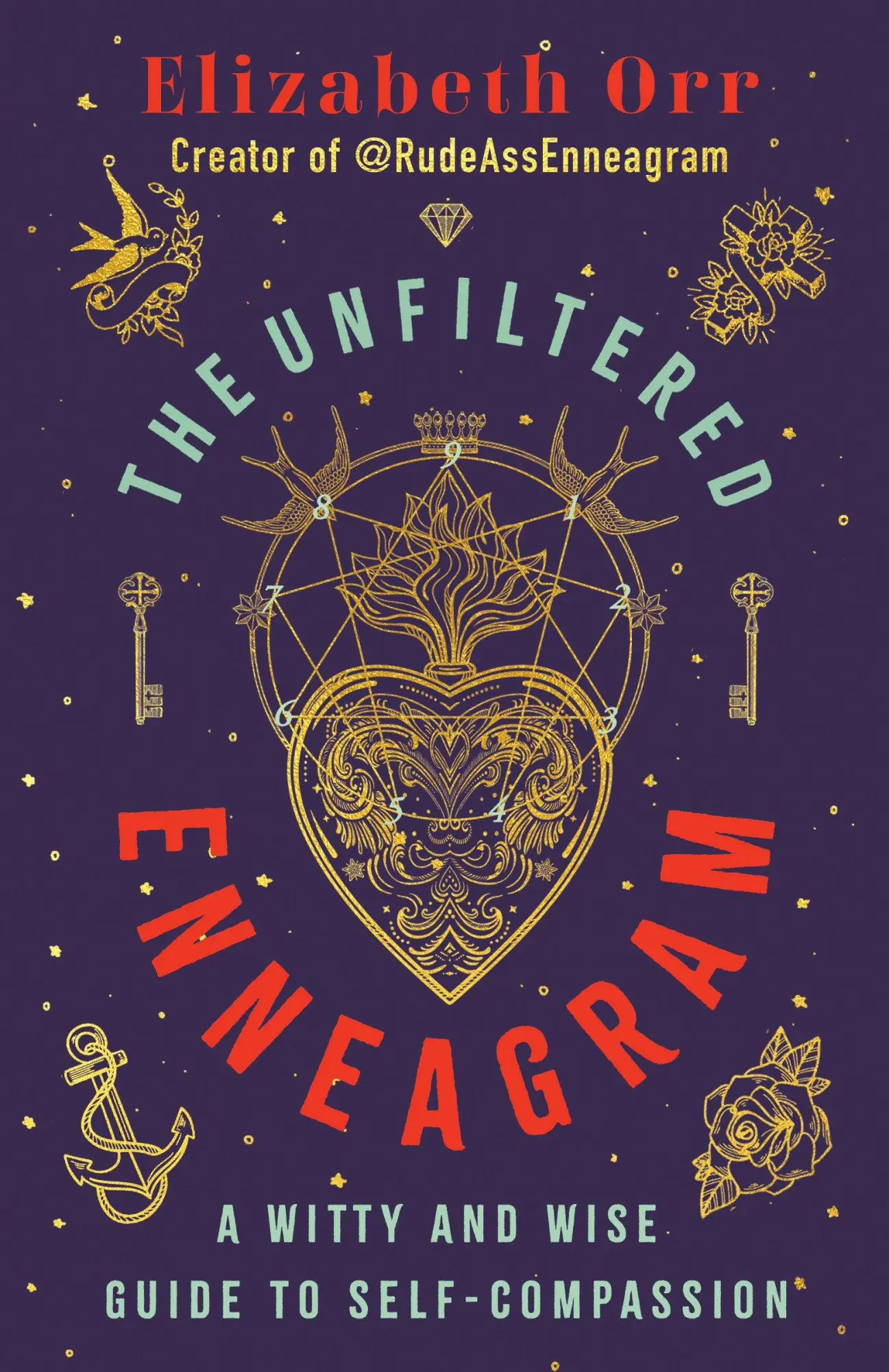 Cover: 9780593593899 | The Unfiltered Enneagram | A Witty and Wise Guide to Self-Compassion