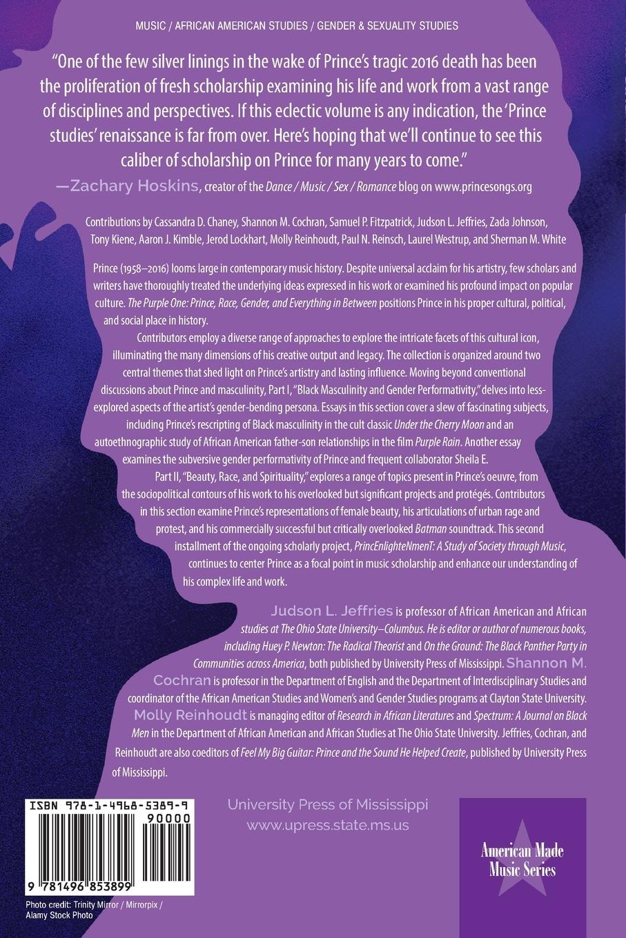 Rückseite: 9781496853899 | Purple One | Prince, Race, Gender, and Everything in Between | Buch