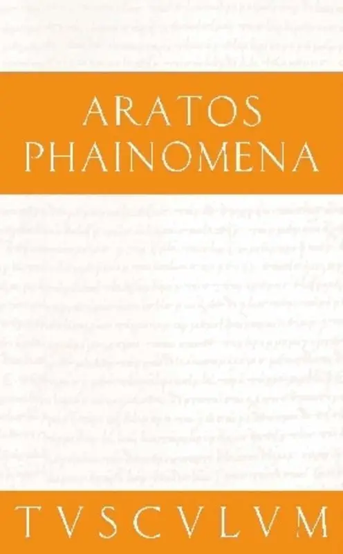 Cover: 9783050053899 | Phainomena. Sternbilder und Wetterzeichen | Griech.-Dtsch. | Aratos