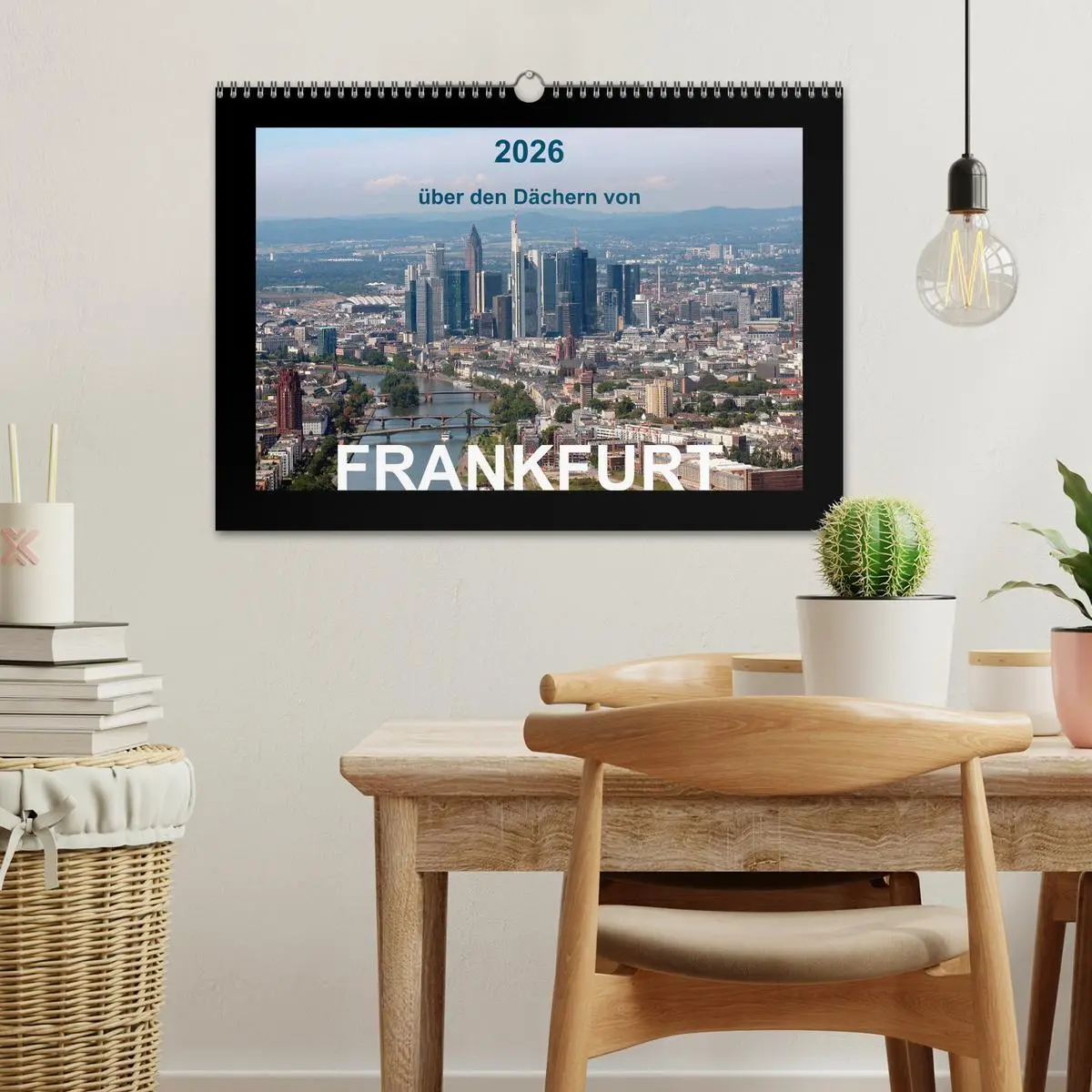 Bild: 9783457973899 | über den Dächern von FRANKFURT (Wandkalender 2026 DIN A3 quer),...
