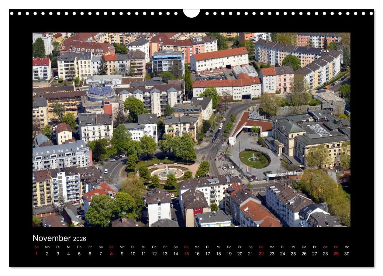 Bild: 9783457973899 | über den Dächern von FRANKFURT (Wandkalender 2026 DIN A3 quer),...