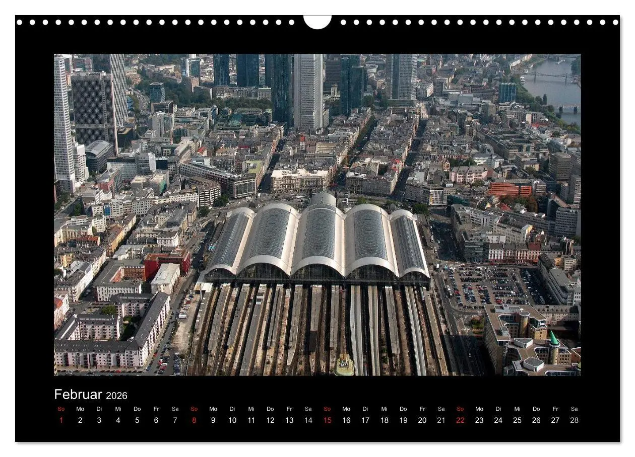 Bild: 9783457973899 | über den Dächern von FRANKFURT (Wandkalender 2026 DIN A3 quer),...