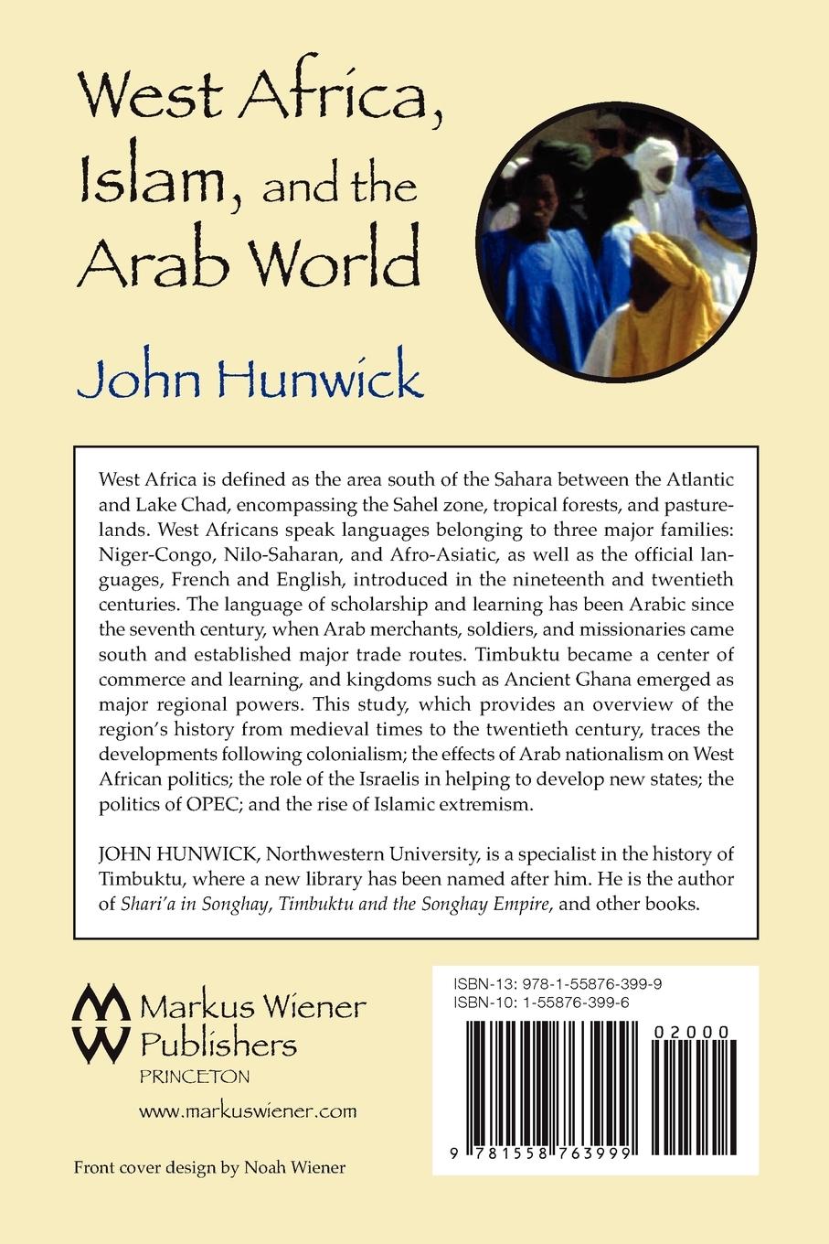 Rückseite: 9781558763999 | West Africa, Islam, and the Arab World | John O. Hunwick | Taschenbuch