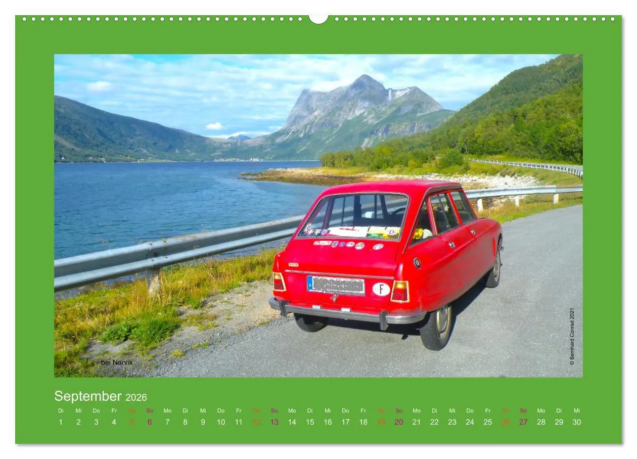 Bild: 9783457413999 | Abenteuer Citroen Ami 8 (hochwertiger Premium Wandkalender 2026 DIN...