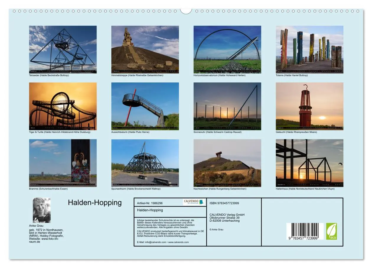 Bild: 9783457723999 | Halden-Hopping (hochwertiger Premium Wandkalender 2026 DIN A2...