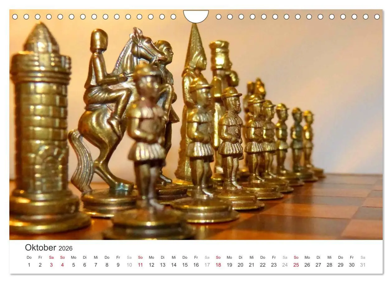 Bild: 9783457963999 | Schach 2026. Impressionen von Figuren und Spielen (Wandkalender...