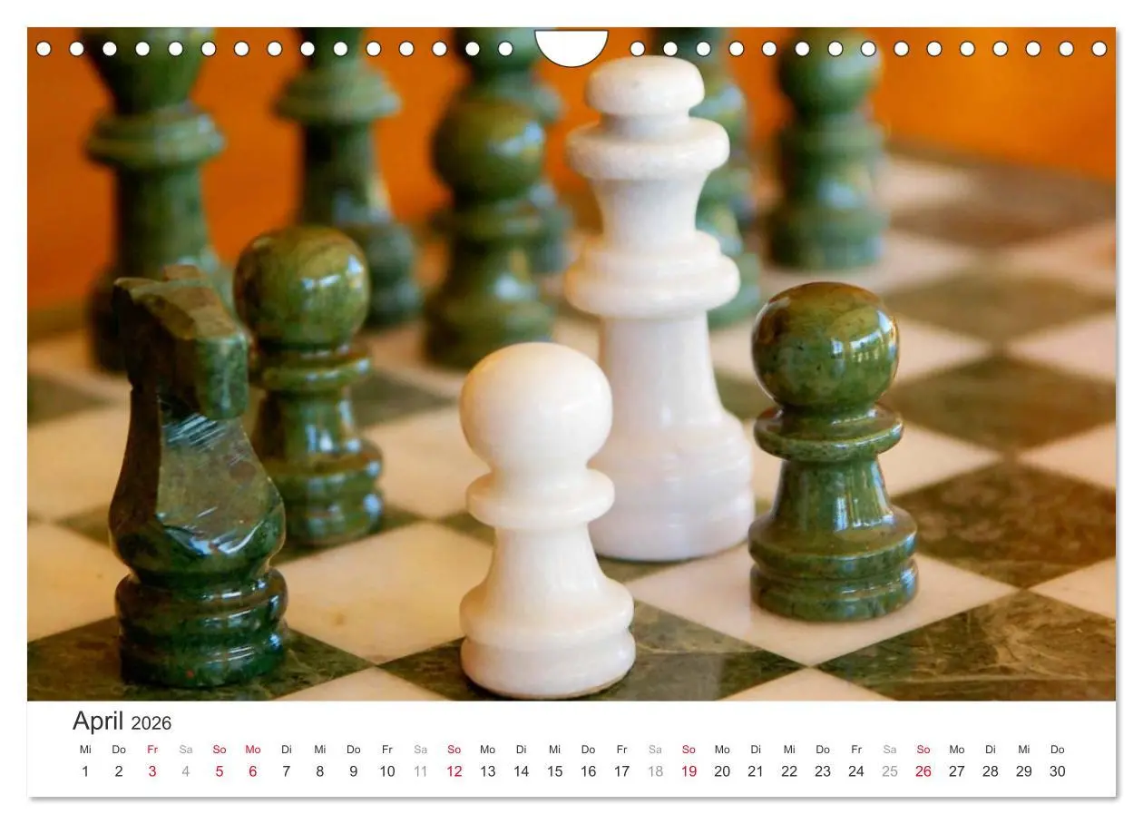 Bild: 9783457963999 | Schach 2026. Impressionen von Figuren und Spielen (Wandkalender...