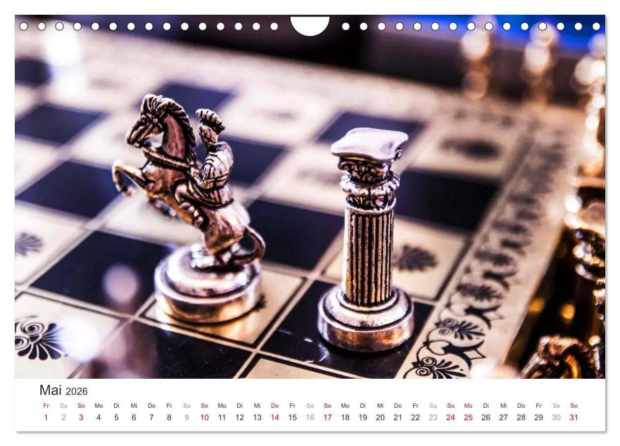 Bild: 9783457963999 | Schach 2026. Impressionen von Figuren und Spielen (Wandkalender...