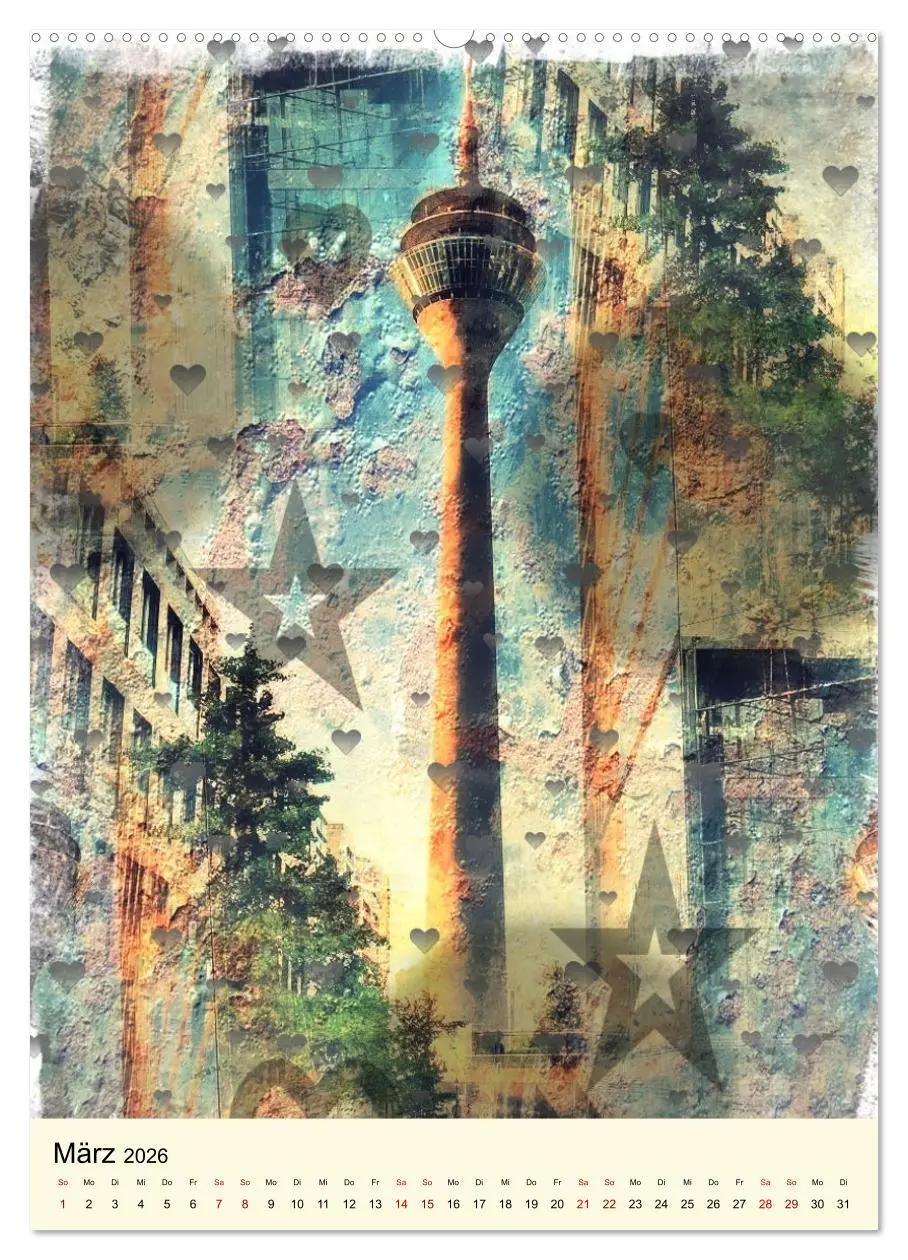Bild: 9783516363999 | Düsseldorf die Stadt am Rhein (hochwertiger Premium Wandkalender...