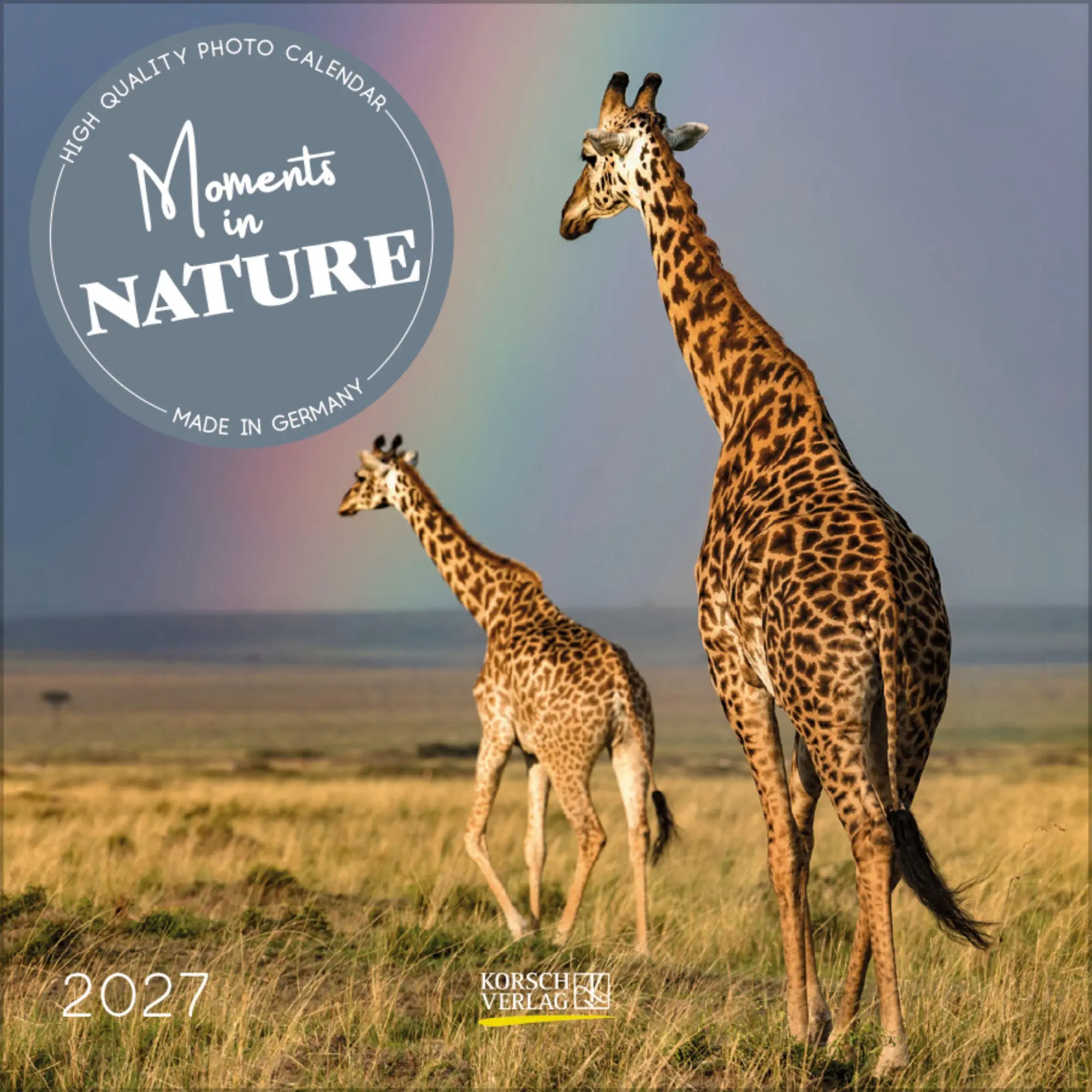 Cover: 9783819303999 | Moments in Nature 2027 | Verlag Korsch | Kalender | 13 S. | Deutsch