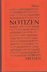 Cover: 9783851293999 | Notizen | Europa Erlesen | Kartoniert / Broschiert | Deutsch | 2016