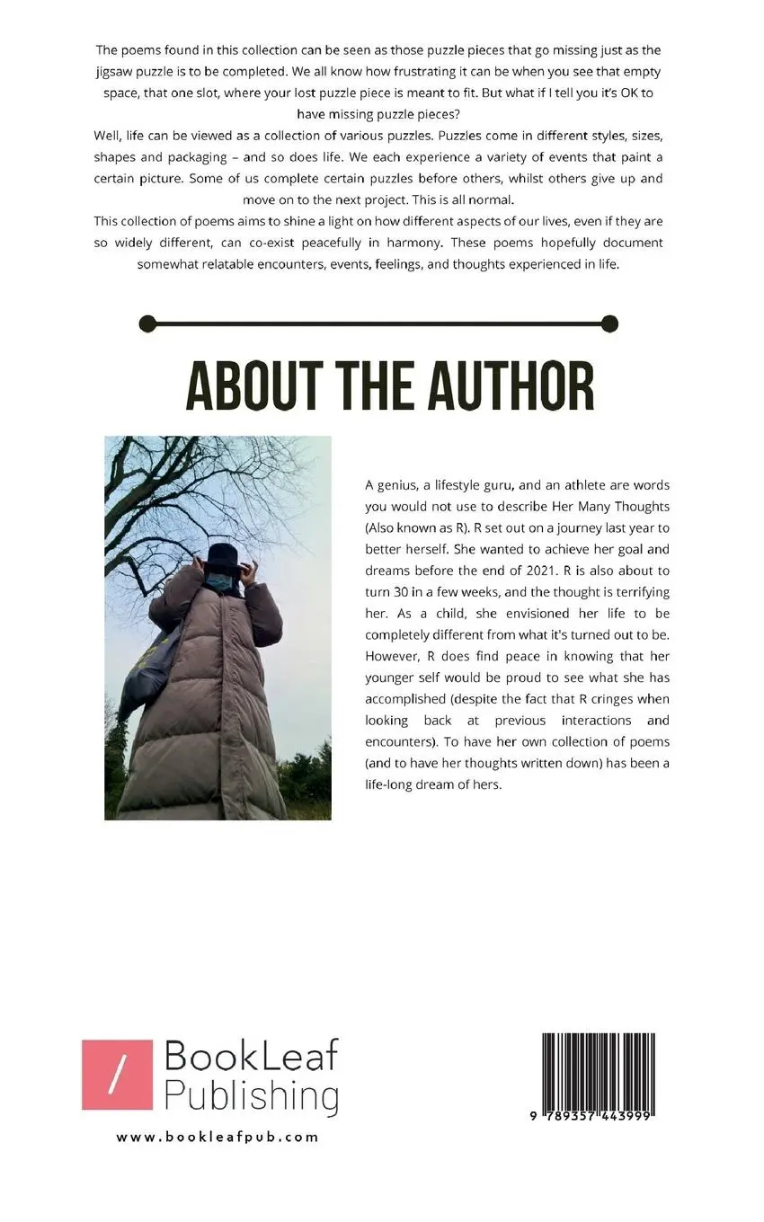 Rückseite: 9789357443999 | Harmony in Lost Puzzle Pieces | Her Many Thoughts | Taschenbuch | 2024