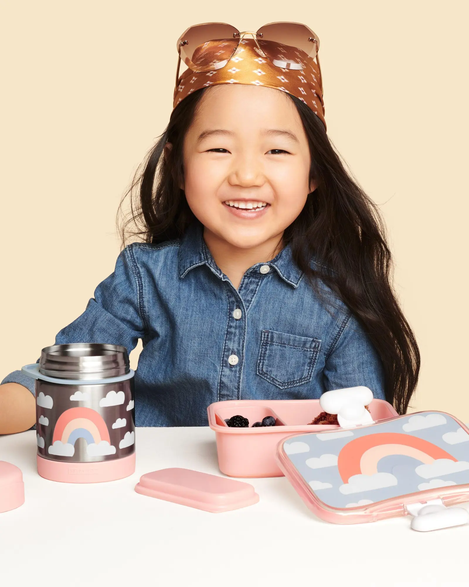 Bild: 195861224099 | Skip Hop - Spark Style Lunch Set Regenbogen | Toynamics Europe GmbH