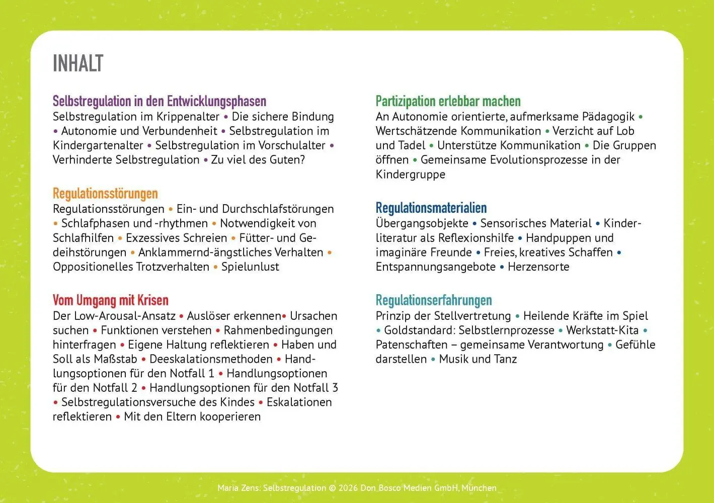 Bild: 4260694924099 | Selbstregulation: Emotionale Entwicklung von Kindern begleiten | Zens