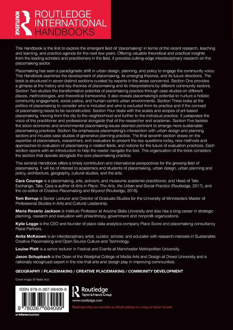Rückseite: 9780367684099 | The Routledge Handbook of Placemaking | Cara Courage (u. a.) | Buch