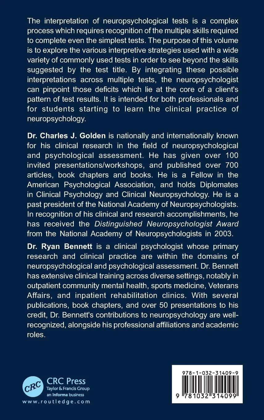 Rückseite: 9781032314099 | Clinical Integration of Neuropsychological Test Results | Buch | 2024