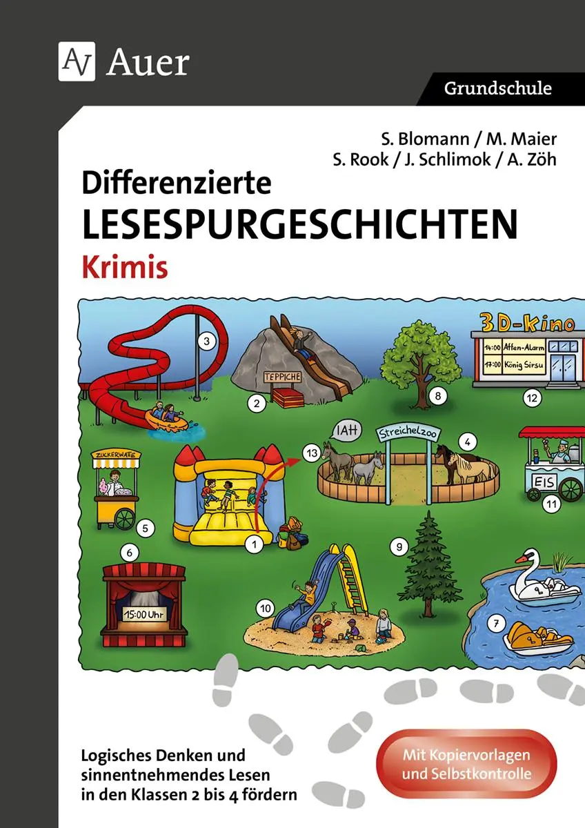 Cover: 9783403084099 | Differenzierte Lesespurgeschichten Krimis | S. Blomann (u. a.) | 80 S.