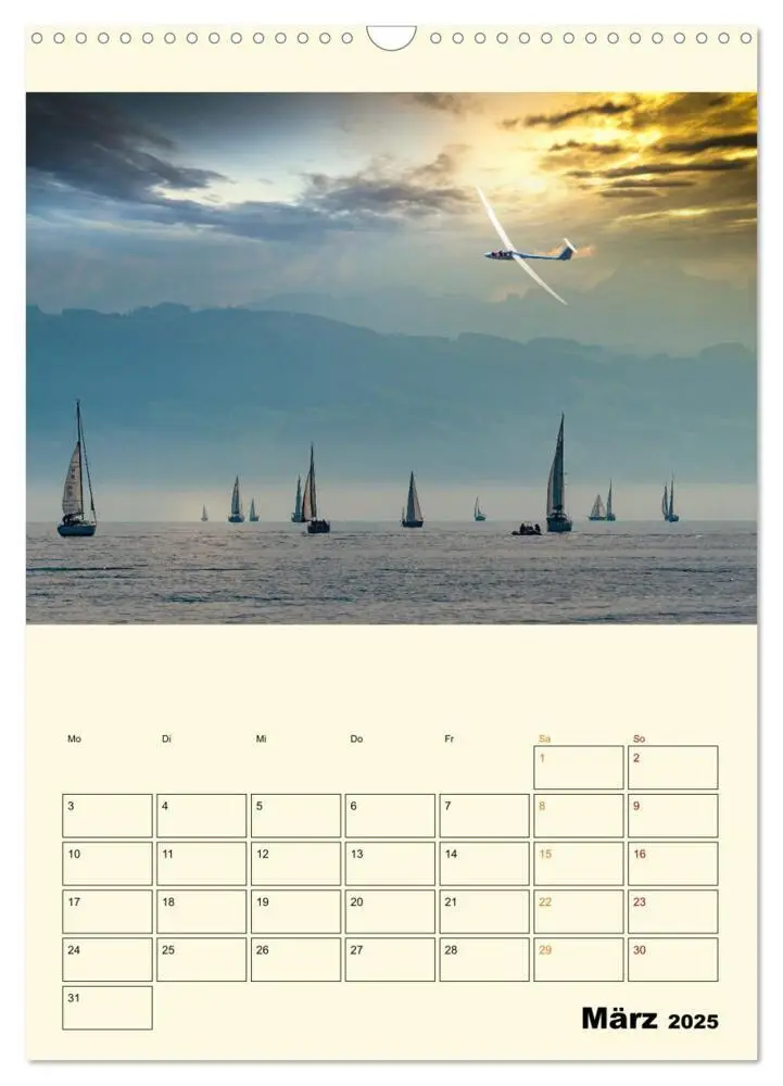 Bild: 9783435904099 | Segelfliegen - dem Himmel ganz nah (Wandkalender 2025 DIN A3 hoch),...
