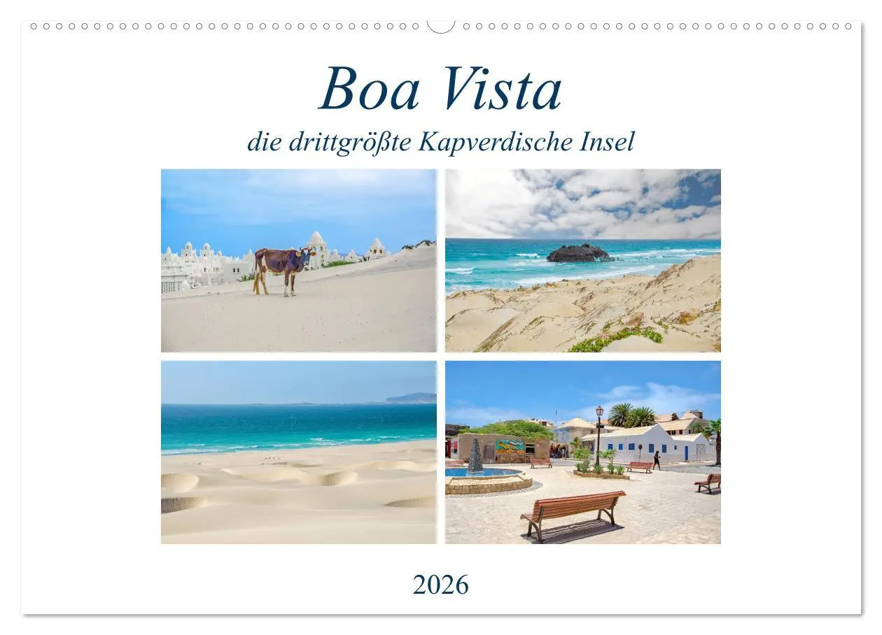 Cover: 9783457784099 | Boa Vista - die drittgrößte Kapverdische Insel (Wandkalender 2026...