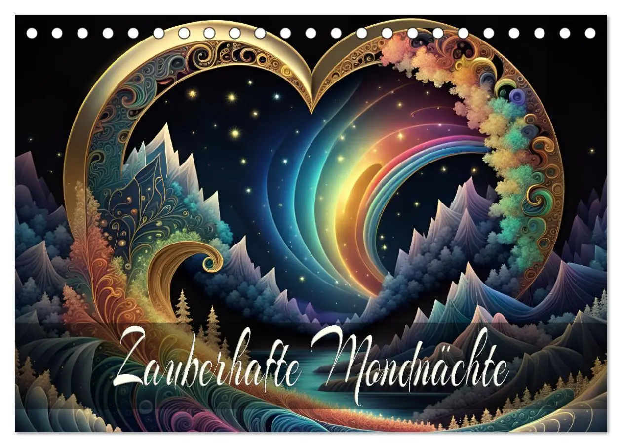 Cover: 9783457464199 | Zauberhafte Mondnächte (Tischkalender 2026 DIN A5 quer), CALVENDO...