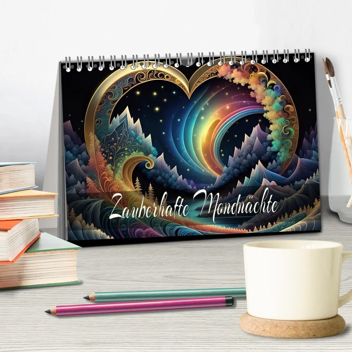 Bild: 9783457464199 | Zauberhafte Mondnächte (Tischkalender 2026 DIN A5 quer), CALVENDO...