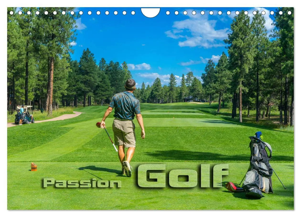 Cover: 9783457844199 | Passion Golf (Wandkalender 2026 DIN A4 quer), CALVENDO Monatskalender