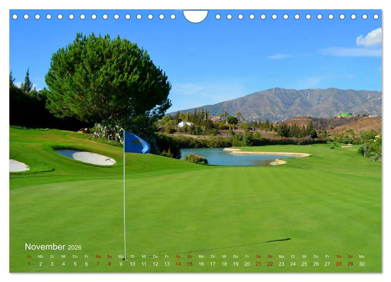 Bild: 9783457844199 | Passion Golf (Wandkalender 2026 DIN A4 quer), CALVENDO Monatskalender