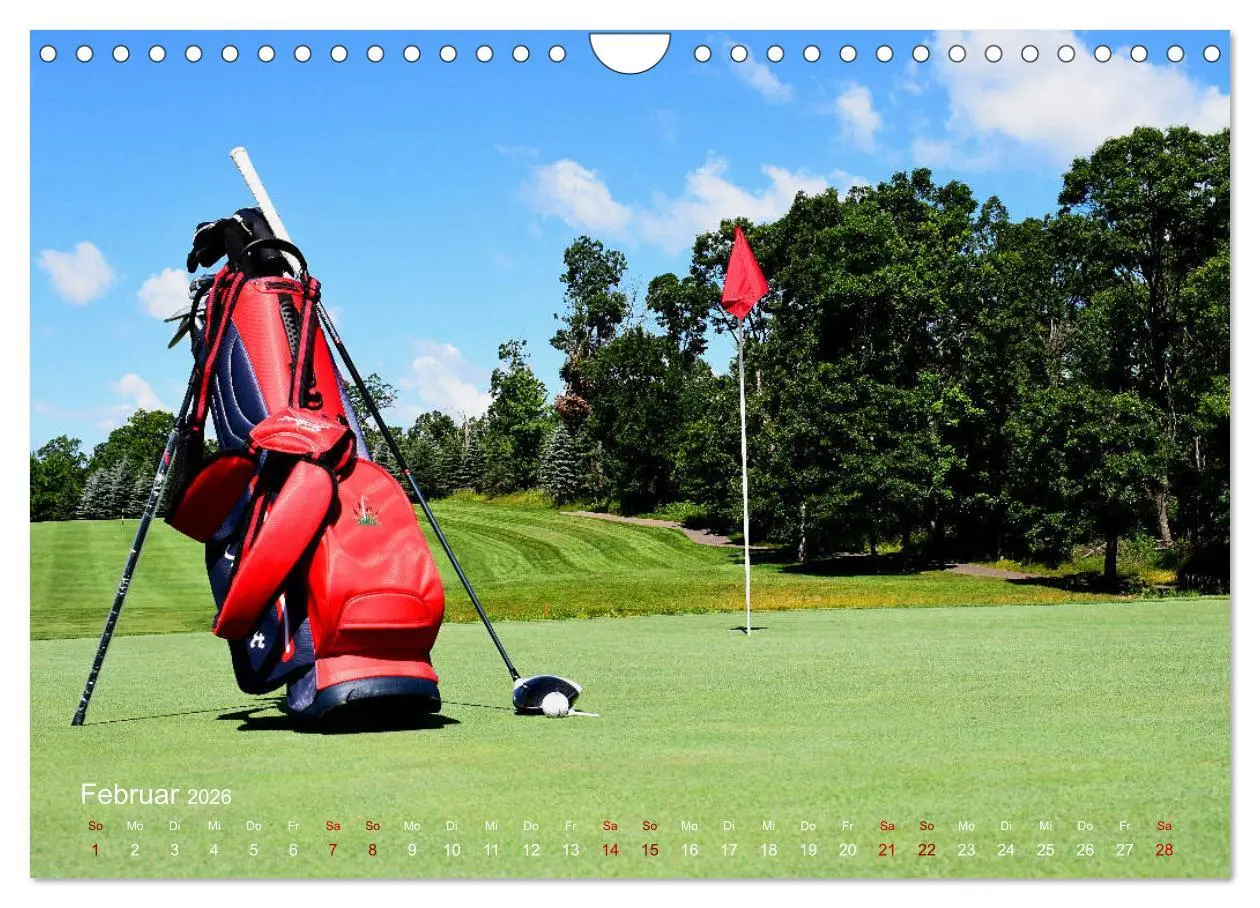Bild: 9783457844199 | Passion Golf (Wandkalender 2026 DIN A4 quer), CALVENDO Monatskalender