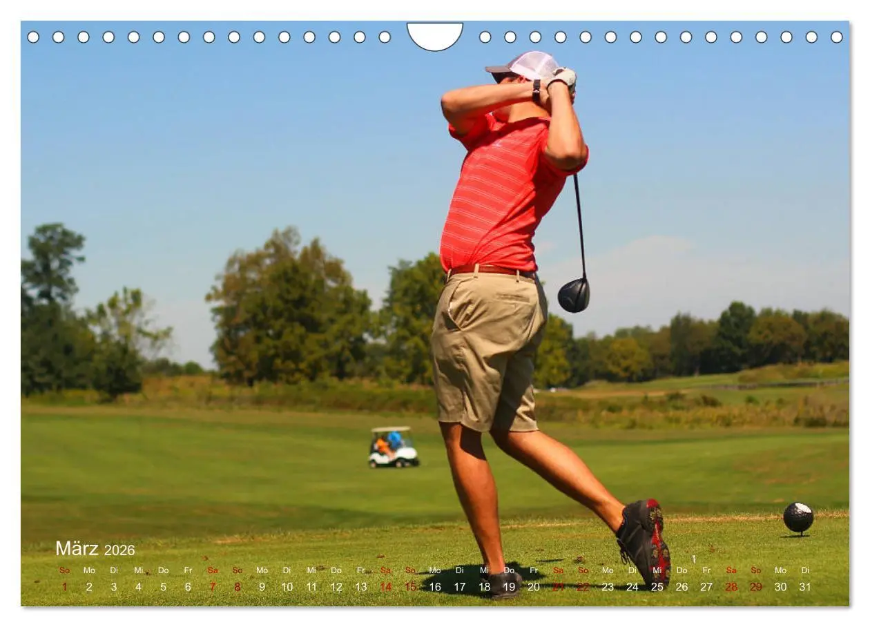 Bild: 9783457844199 | Passion Golf (Wandkalender 2026 DIN A4 quer), CALVENDO Monatskalender