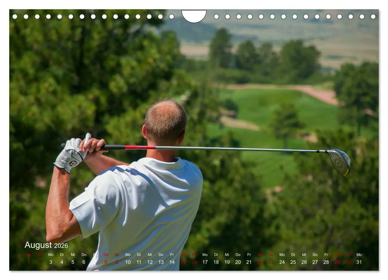 Bild: 9783457844199 | Passion Golf (Wandkalender 2026 DIN A4 quer), CALVENDO Monatskalender