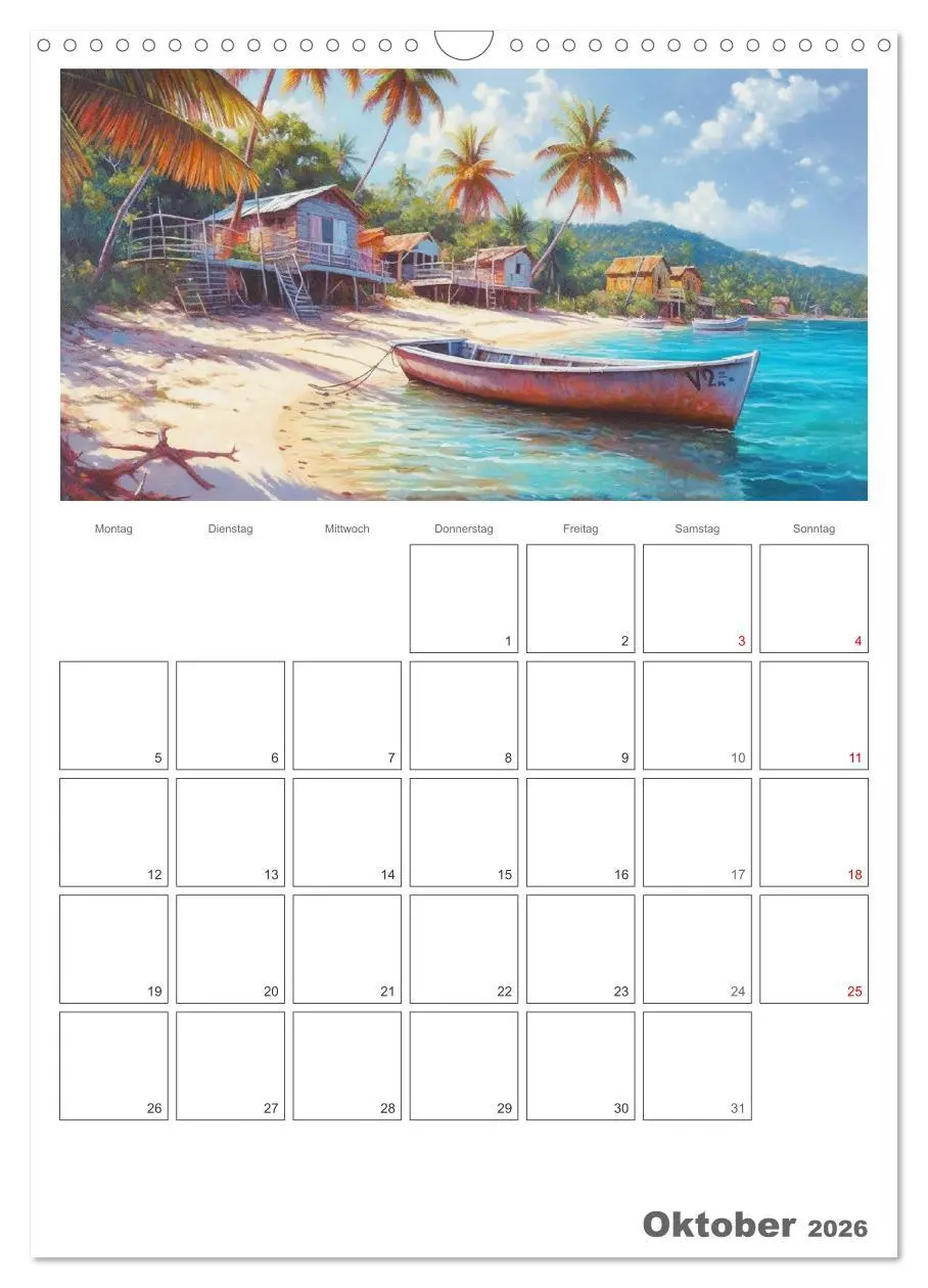 Bild: 9783516314199 | Die Karibik. Der Zauber tropischer Juwele (Wandkalender 2026 DIN A3...