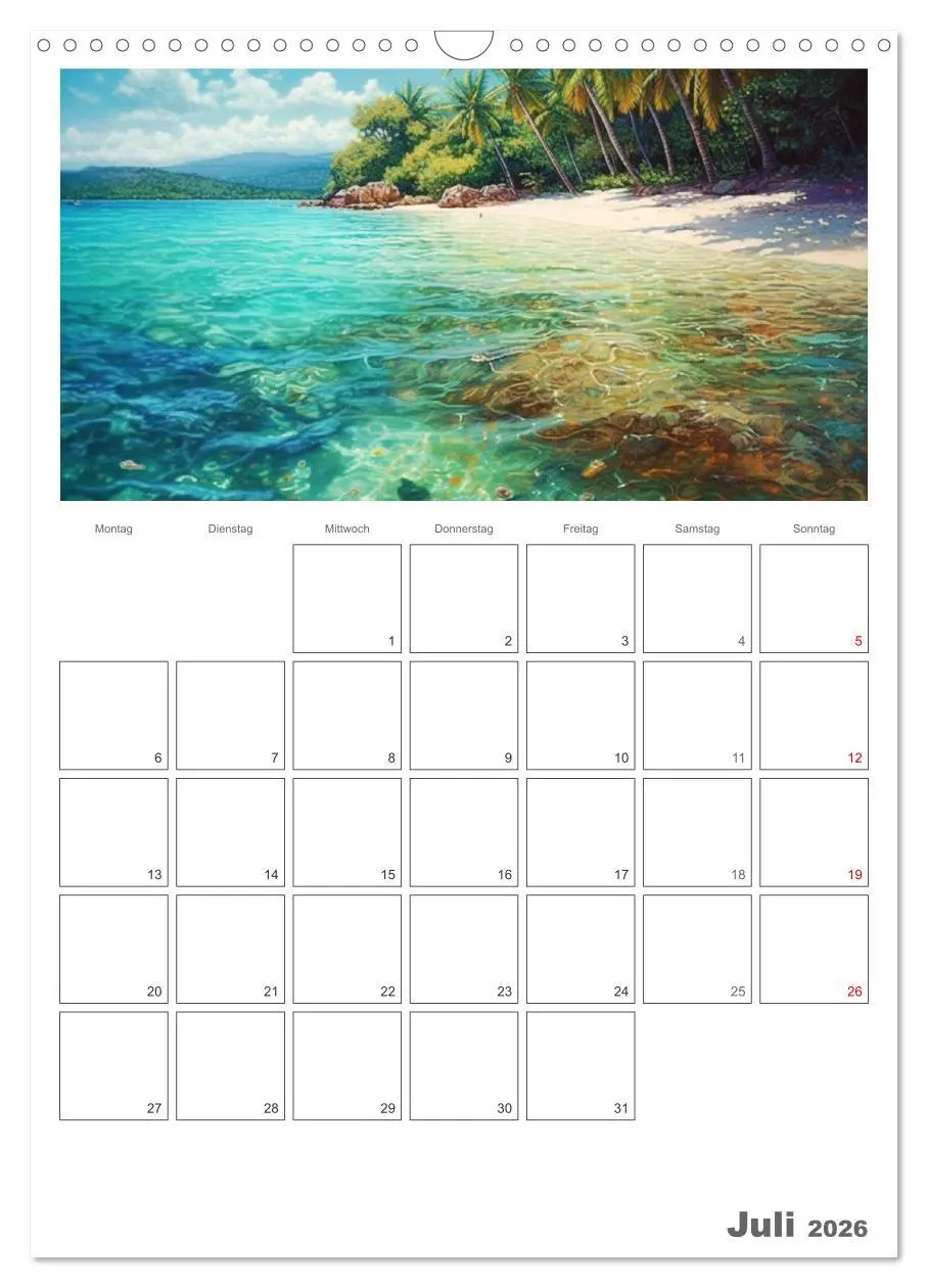 Bild: 9783516314199 | Die Karibik. Der Zauber tropischer Juwele (Wandkalender 2026 DIN A3...