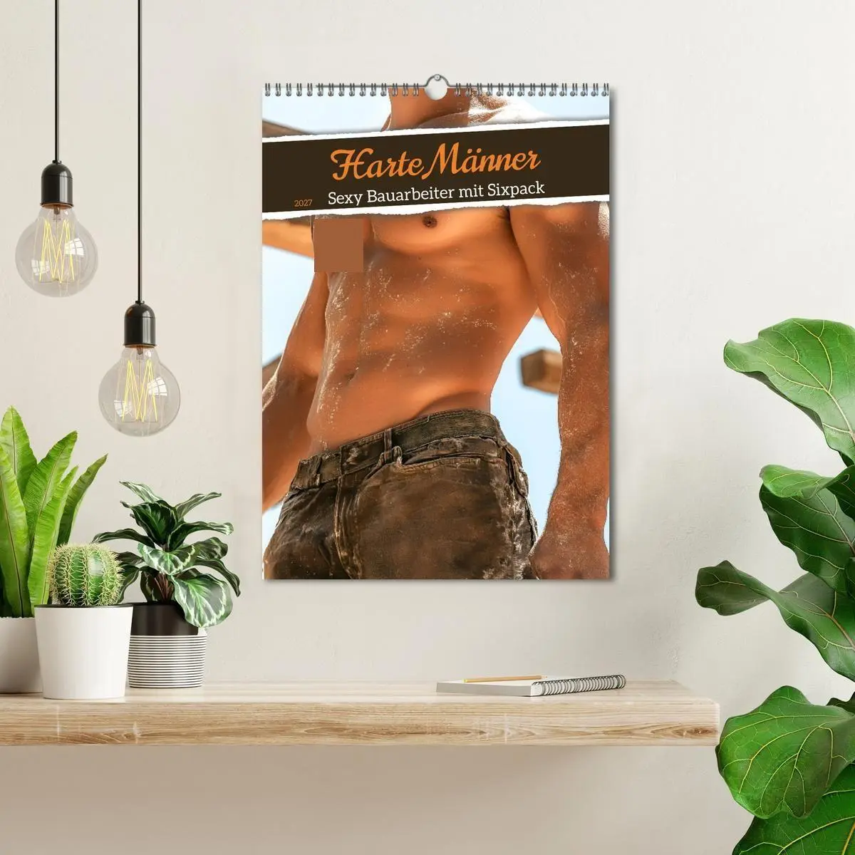 Bild: 9783516934199 | Harte Männer - Sexy Bauarbeiter mit Sixpack (Wandkalender 2027 DIN...
