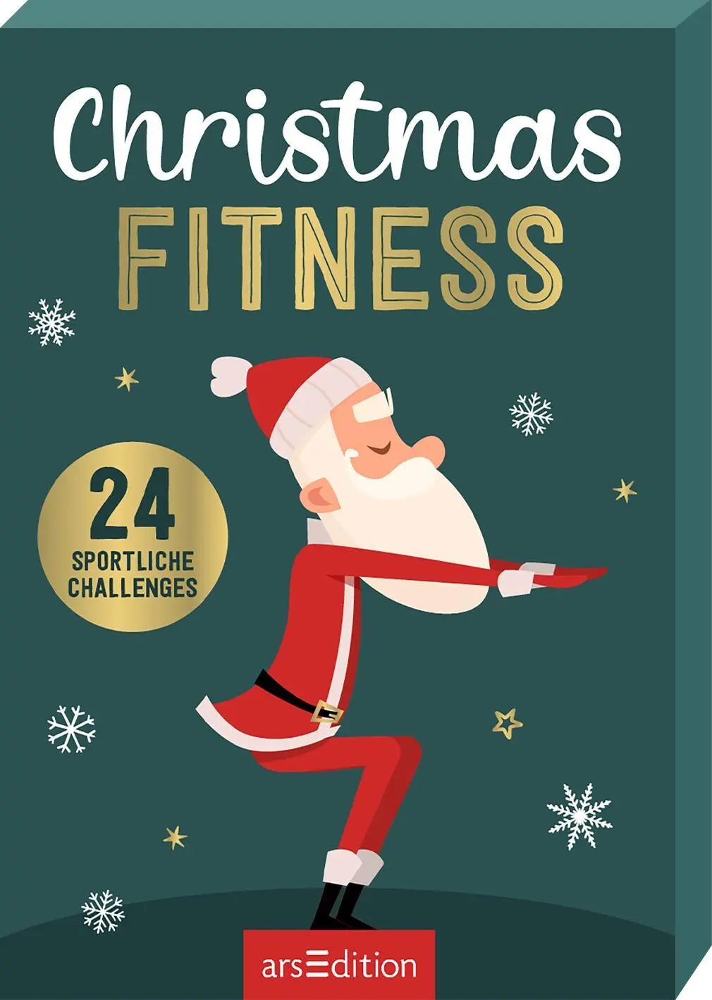 Cover: 9783845854199 | Adventskalender Christmas Fitness | 24 sportliche Challenges | Buch Cover: 9783845854199 | Adventskalender Christmas Fitness | 24 sportliche Challenges | Buch