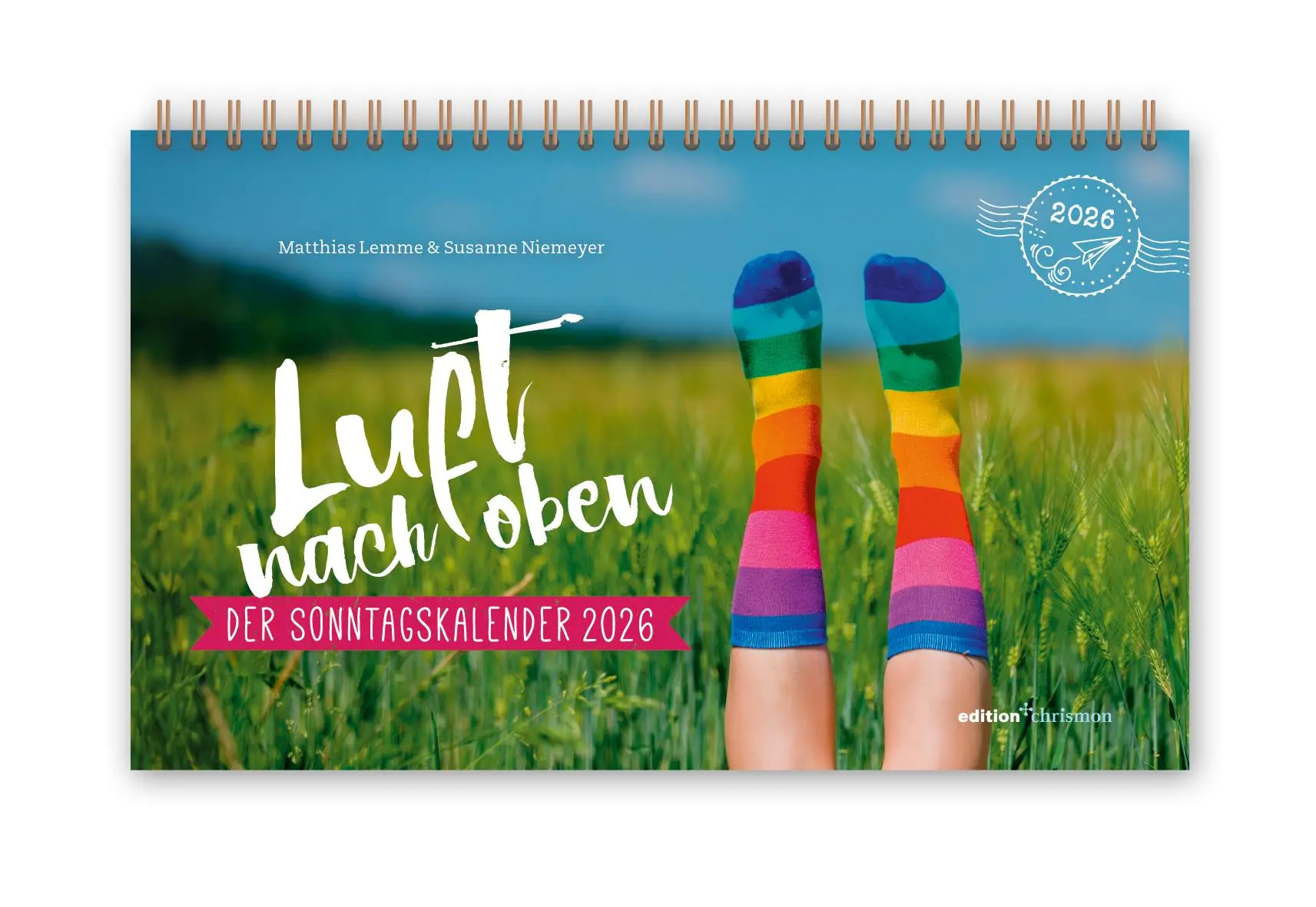Cover: 9783960384199 | Luft nach oben 2026. Der Sonntagskalender | Susanne Niemeyer (u. a.)