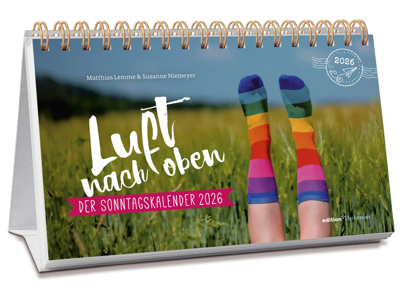 Bild: 9783960384199 | Luft nach oben 2026. Der Sonntagskalender | Susanne Niemeyer (u. a.)