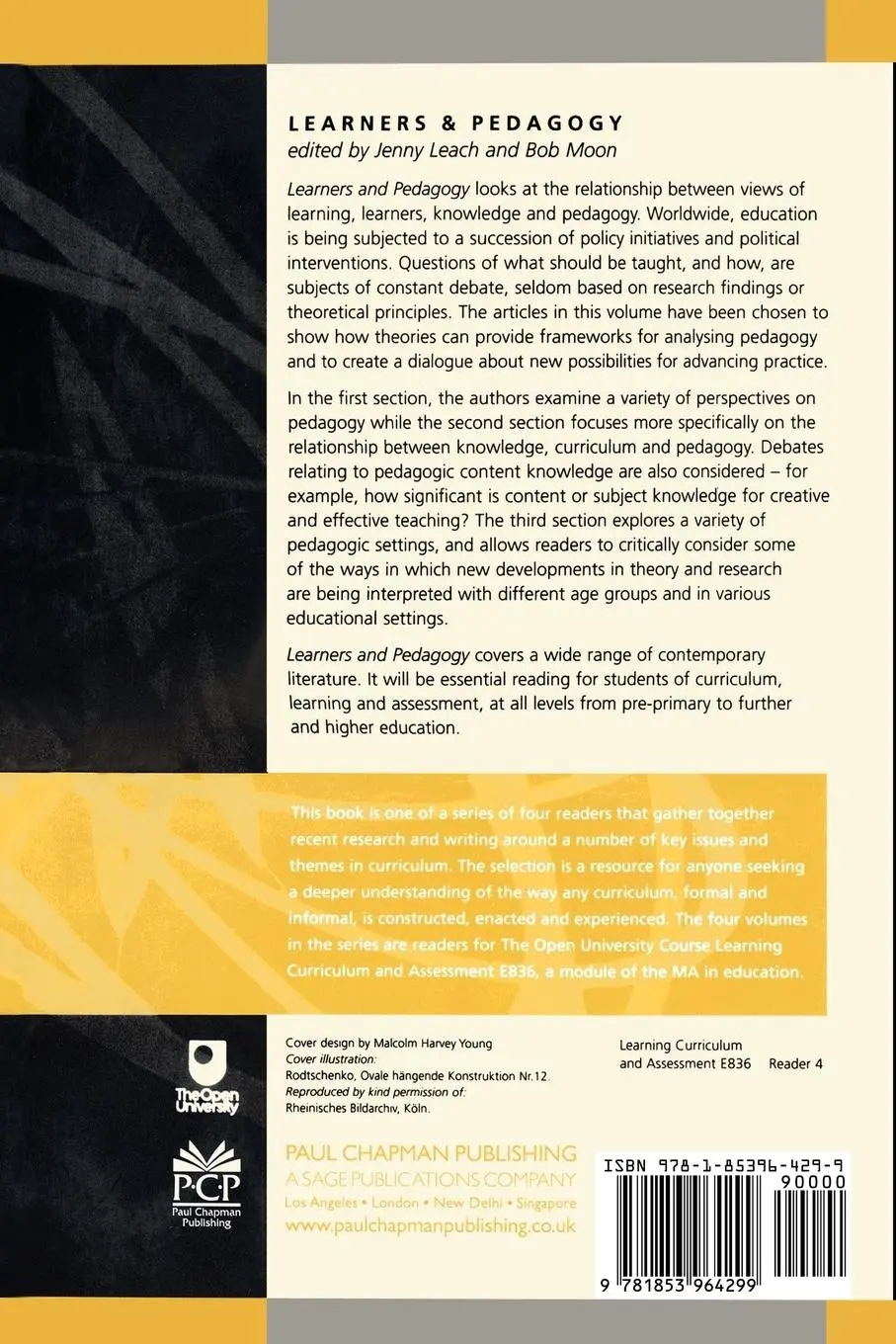 Rückseite: 9781853964299 | Learners &amp; Pedagogy | Jenny Leach (u. a.) | Taschenbuch | Englisch