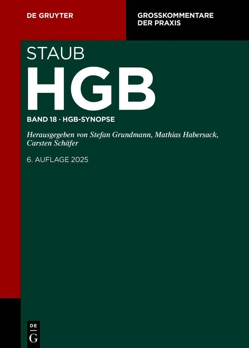 Cover: 9783111534299 | HGB-Synopse | Johannes W. Flume (u. a.) | Buch | IX | Deutsch | 2025