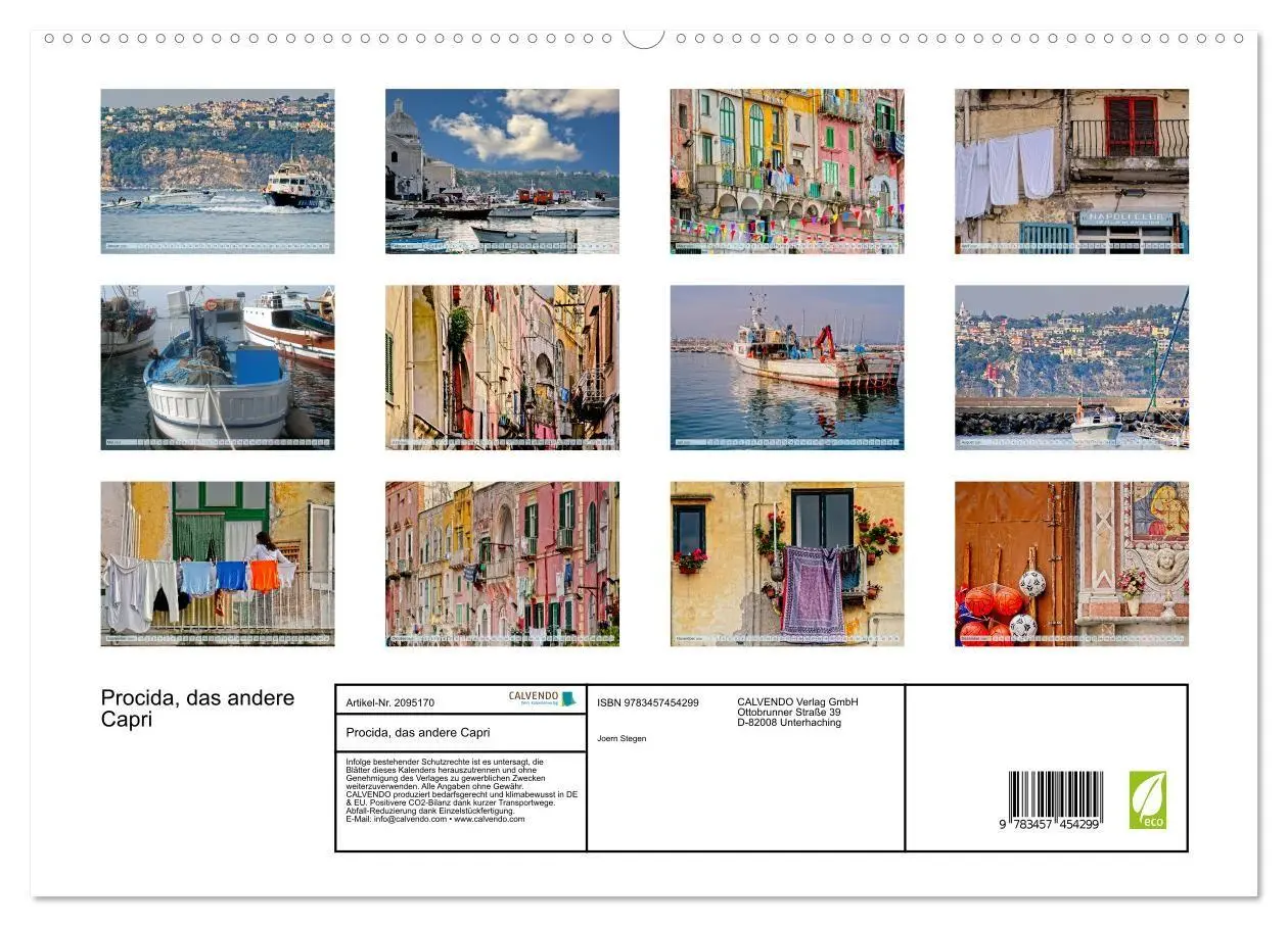 Bild: 9783457454299 | Procida, das andere Capri (hochwertiger Premium Wandkalender 2026...